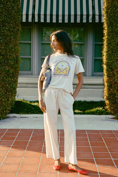 The Taavi Pant | Alabaster Pinstripe