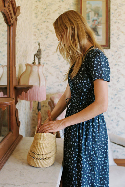 The Simple Dawn Dress | Midnight Blueberry Harvest
