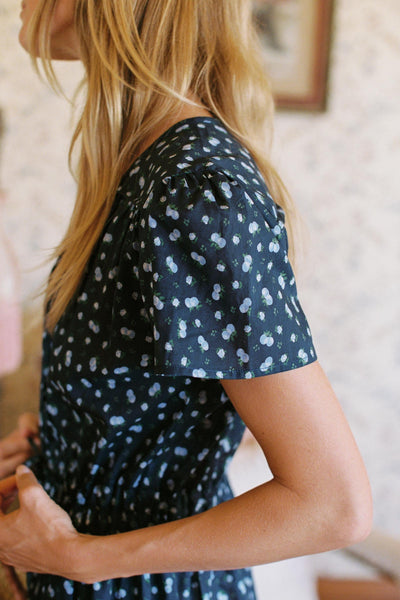 The Simple Dawn Dress | Midnight Blueberry Harvest