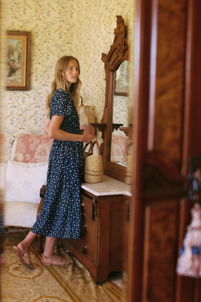 The Simple Dawn Dress | Midnight Blueberry Harvest