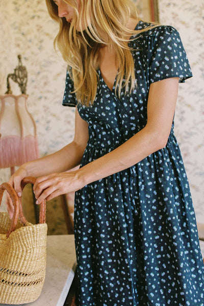 The Simple Dawn Dress Petites | Midnight Blueberry Harvest