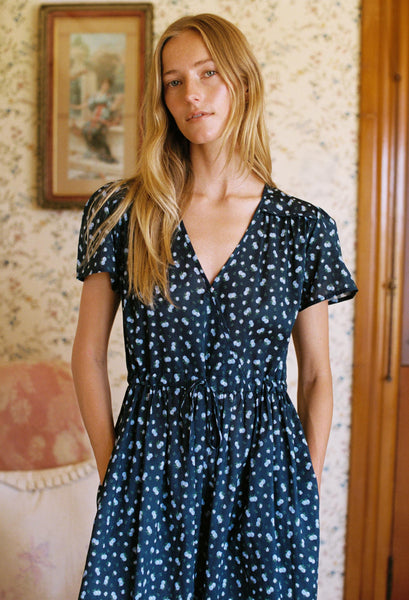 The Simple Dawn Dress Petites | Midnight Blueberry Harvest
