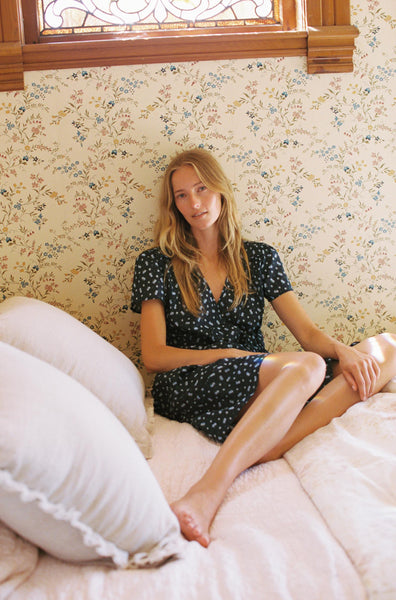 The Simple Dawn Dress Petites | Midnight Blueberry Harvest
