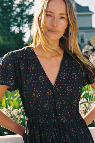The Simple Dawn Dress Petites | Noir Strawberry