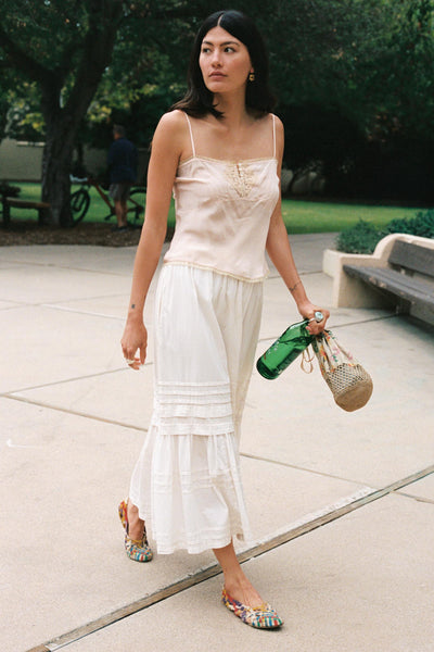 The Gabrielle Skirt | Pearl