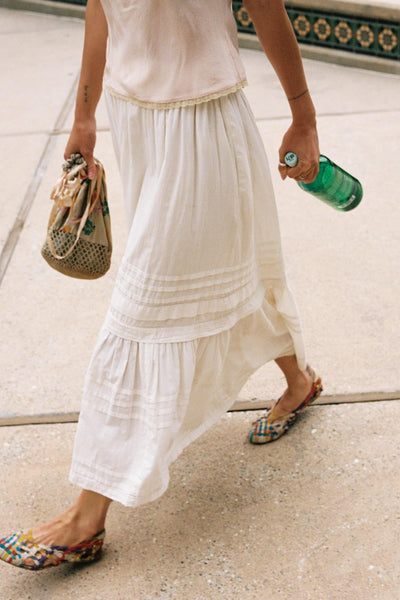 The Gabrielle Skirt | Pearl