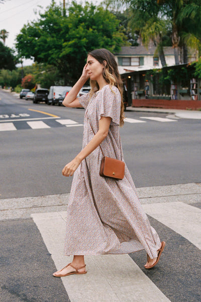 The Paola Dress | Chamomile Rose Cluster