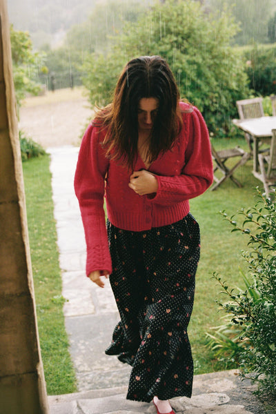 The Gigi Cardigan | Candy Apple Red