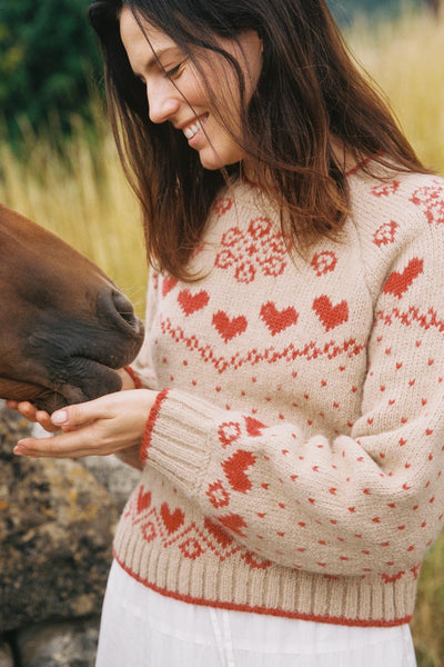 The Francesca Sweater | Crimson Heart