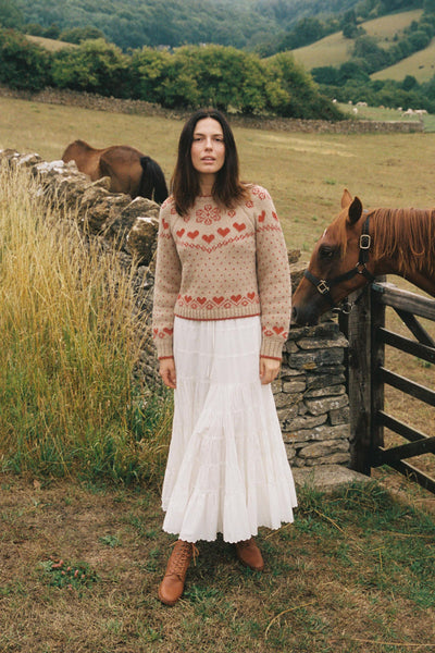 The Francesca Sweater | Crimson Heart