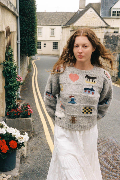 The Enid Sweater | Earl Grey
