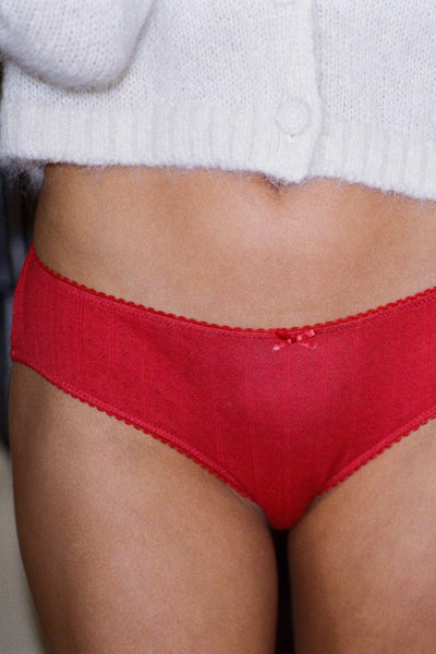 The Mel Panty | Crimson