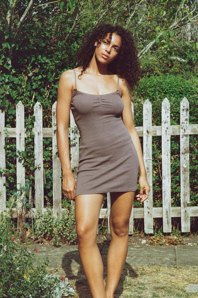 The Mattie Slip | Charcoal