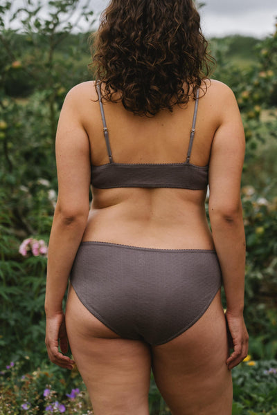 The Mel Panty | Charcoal