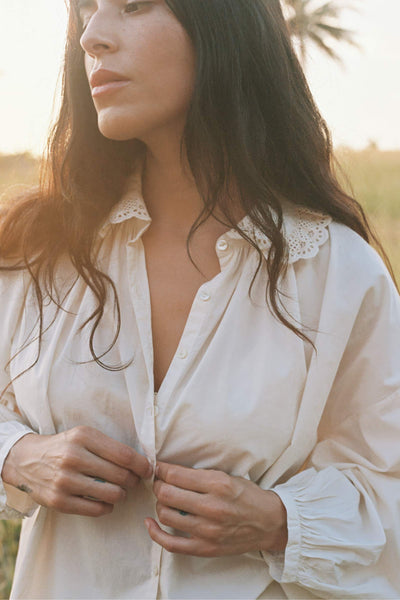 The Ghita Blouse | Pearl