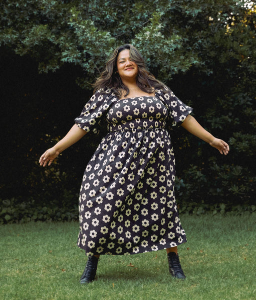 The Katrina Dress Extended | Noir Daisy