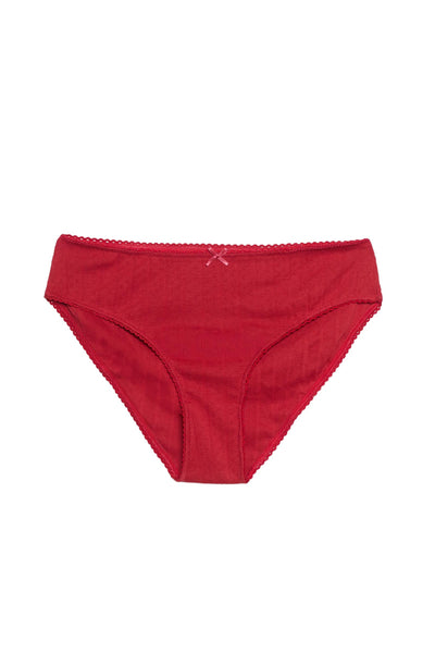 The Mel Panty | Crimson