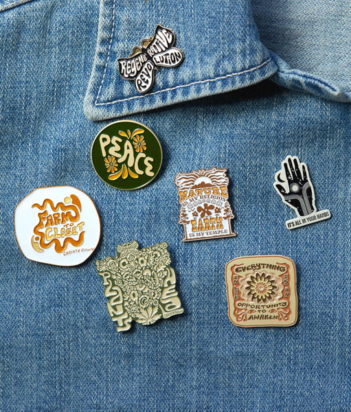 Enamel Pin | Nature is My Religion