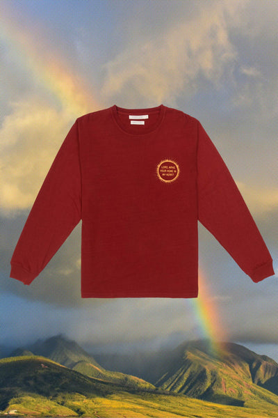 Regenerative Long Sleeve Tee | Hanuman Red