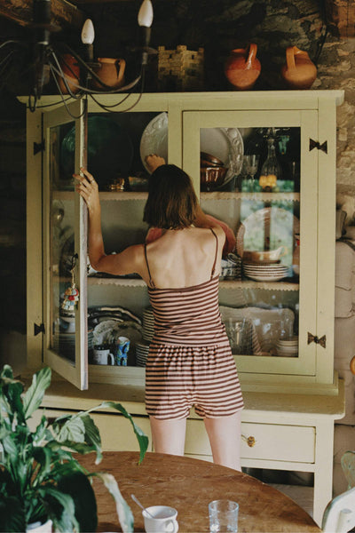 The Thelma Top | Chocolate Stripe