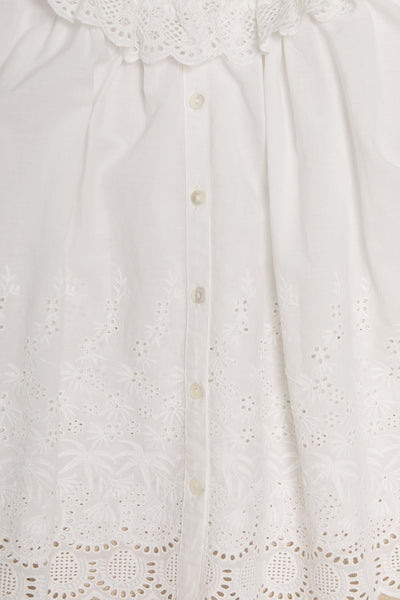 The Valentina Blouse | Alabaster
