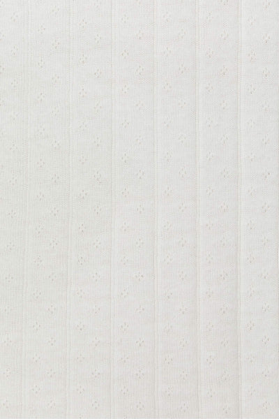 The Beth Tee | Ivory Regenerative Pointelle